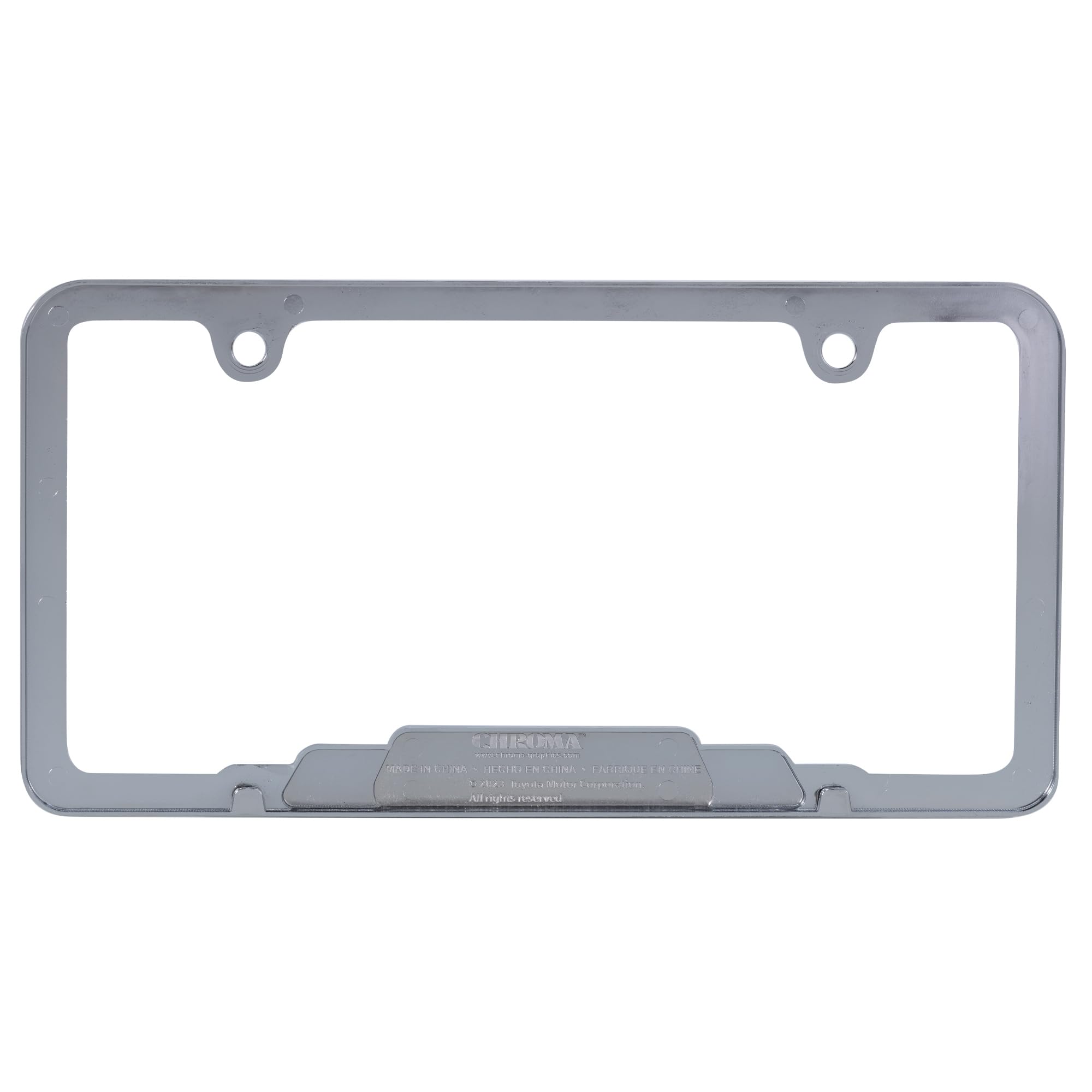 Amazon.com: Chroma 042591 Toyota RAV4 Metal License Plate Frame